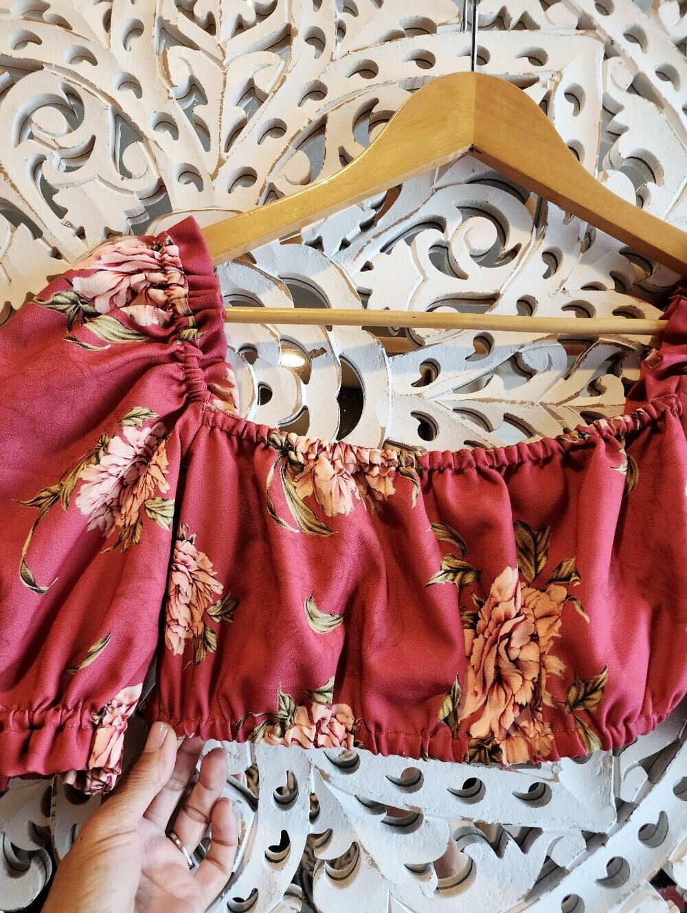 AGUA BENDITA BLOMA CROP TOP NWT SZ MEDIUM - Picture 9 of 15